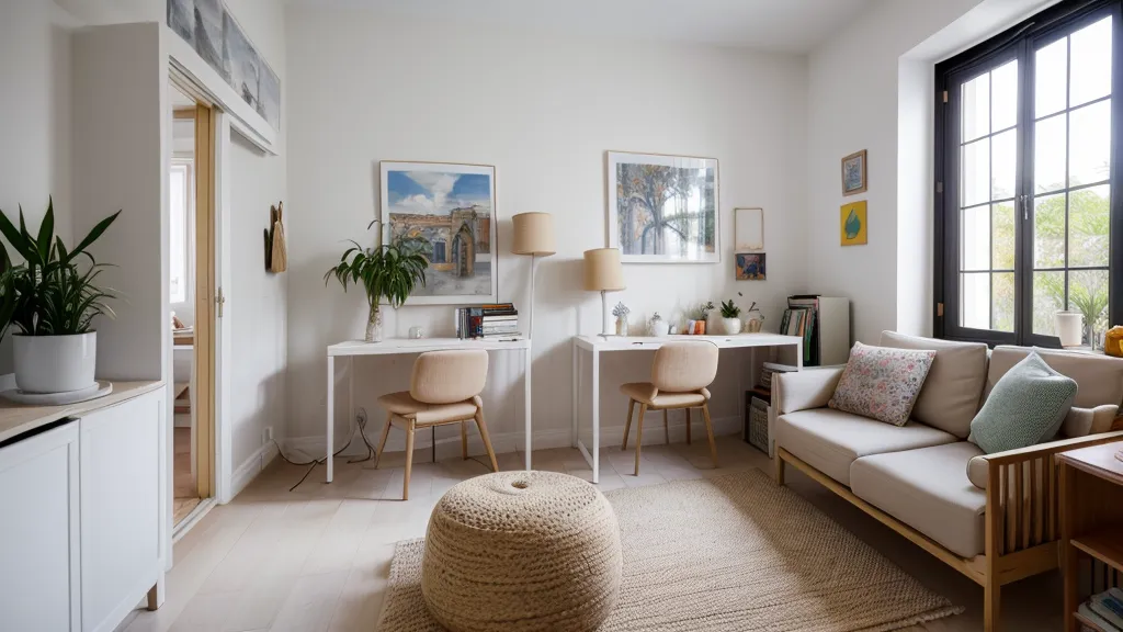 Salón real y vivido con una manta en el sofá y ambiente acogedor